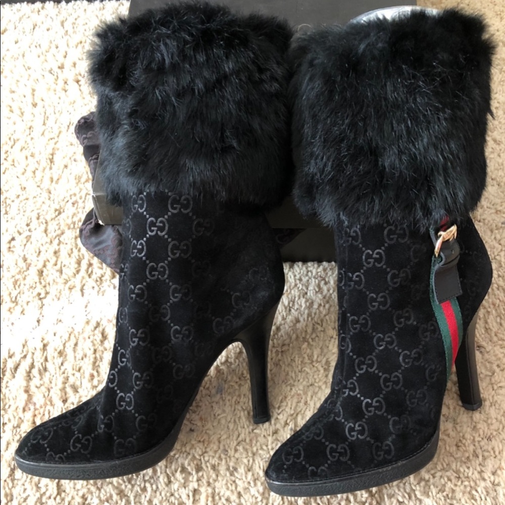 Gucci Fur boots